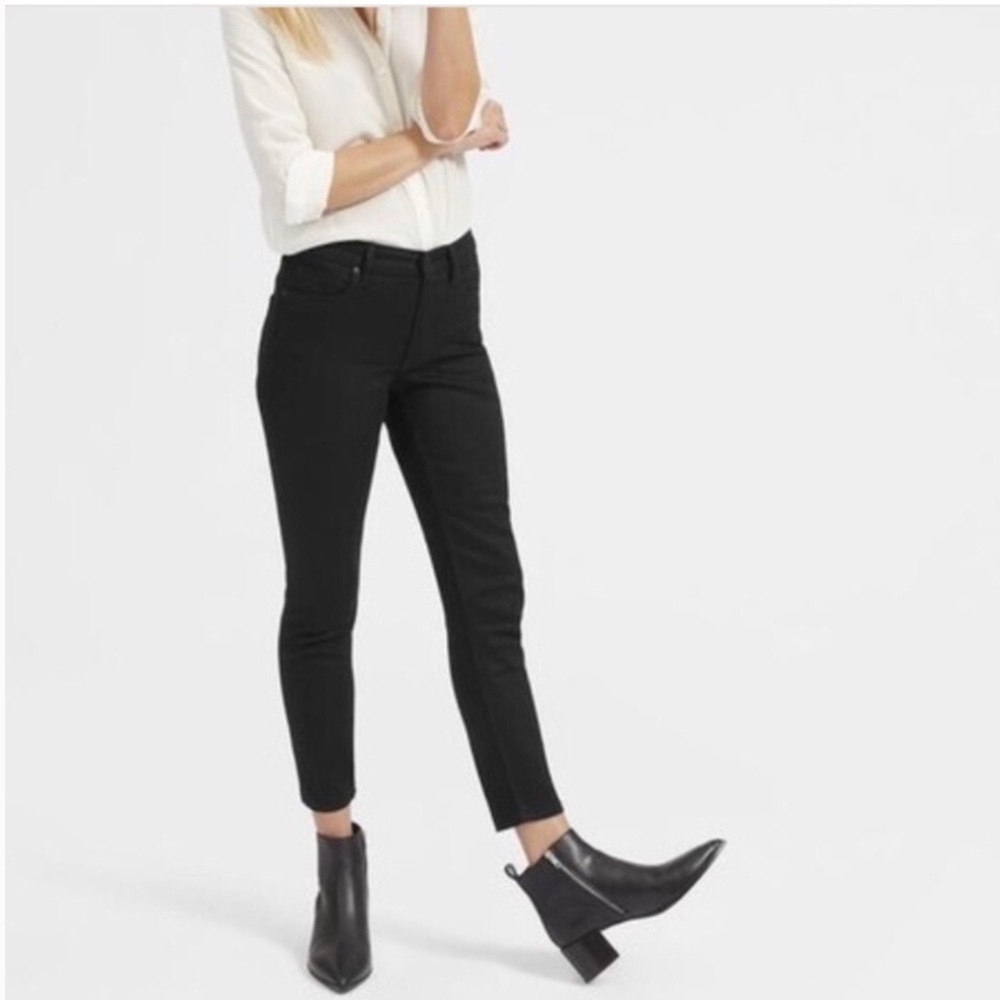 Everlane NWT Mid-Rise Skinny Black Jeans - Size 24
